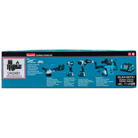 Makita DLX4155TX1 Accu Combiset 4-delig 18V 5.0Ah in Tas - 0088381743556 - DLX4155TX1 - Mastertools.nl