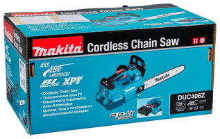 Makita DUC406Z Accu Tophandle Kettingzaag 40cm 2x18V Basic Body - 0088381884587 - DUC406Z - Mastertools.nl