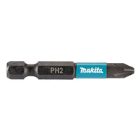 Makita E-12407 Slagschroefbit PH2x50mm X Impact Black 10 st. - 0088381586641 - E-12407 - Mastertools.nl