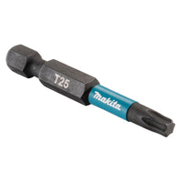 Makita E-12435 Slagschroefbit T25x50mm X Impact Black 10 st. - 0088381586689 - E-12435 - Mastertools.nl