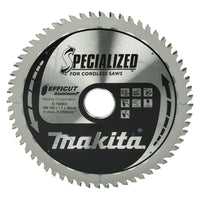 Makita Cirkelzaagblad voor Aluminium | Specialized | Ø 190mm Asgat 30/(20)mm 60T - E-16863 - 0088381791847 - E-16863 - Mastertools.nl