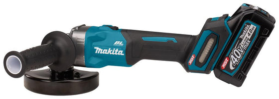 Makita GA008GM201 Accu Haakse Slijper 125mm XGT 40V Max 4.0Ah in Mbox - 0088381895156 - GA008GM201 - Mastertools.nl