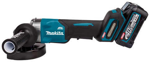 Makita GA016GM201 Accu Haakse Slijper 125mm XGT 40V Max 4.0Ah in Mbox - 0088381898737 - GA016GM201 - Mastertools.nl