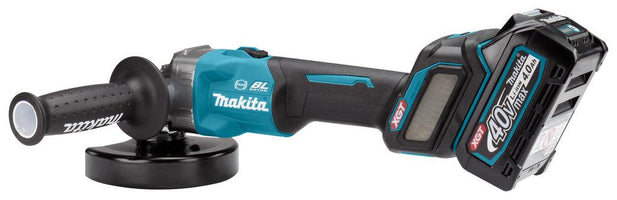 Makita GA023GM201 Accu Haakse Slijper 125mm AWS-Ready XGT 40V Max 4.0Ah in Mbox - 0088381722162 - GA023GM201 - Mastertools.nl