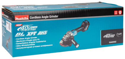 Makita GA023GZ Accu Haakse Slijper 125mm AWS-Ready XGT 40V Max Basic Body - 0088381722087 - GA023GZ - Mastertools.nl