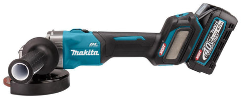 Makita GA026GM201 Accu Haakse Slijper 125mm AWS-Ready XGT 40V Max 4.0Ah in Mbox - 0088381722308 - GA026GM201 - Mastertools.nl