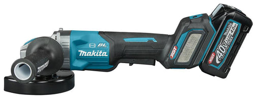 Makita GA044GM201 Accu Haakse Slijper 125mm X-LOCK AWS-Ready XGT 40V Max 4.0Ah in Mbox - 0088381766333 - GA044GM201 - Mastertools.nl