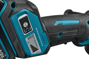 Makita GA044GM201 Accu Haakse Slijper 125mm X-LOCK AWS-Ready XGT 40V Max 4.0Ah in Mbox - 0088381766333 - GA044GM201 - Mastertools.nl