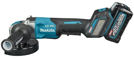 Makita GA044GM201 Accu Haakse Slijper 125mm X-LOCK AWS-Ready XGT 40V Max 4.0Ah in Mbox - 0088381766333 - GA044GM201 - Mastertools.nl