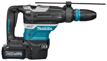 Makita HR005GM205 Accu Combihamer SDS-Max 8J incl. Stofafzuiging AWS XGT 40V Max 4.0Ah in Koffer - 0088381744850 - HR005GM205 - Mastertools.nl