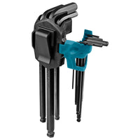 Makita Inbussleutelset 9-delig - B-65894 - 0088381537834 - B-65894 - Mastertools.nl