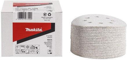 Makita P-37390 Schuurschijf 125mm K60 White Velcro - 0088381973106 - P-37390 - Mastertools.nl