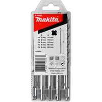 Makita SDS-plus Borenset 5-delig - 0088381457460 - B-49052 - Mastertools.nl