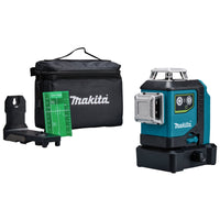 Makita SK700GD Accu Kruislijnlaser 12V Max groen 3x 360° Basic Body - 0088381740739 - SK700GD - Mastertools.nl