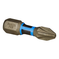 Makita Slagschroefbits PZ2x25mm (15 stuks) XTT Impact Premier - E-03252 - 0088381569927 - E-03252 - Mastertools.nl