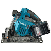 Makita SP001GM102 Accu Invalcirkelzaag 165mm AWS + Geleiderail en Tas XGT 40V Max 4.0 Ah in Mbox - 0088381784405 - SP001GM102 - Mastertools.nl