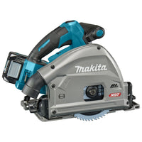 Makita SP001GM102 Accu Invalcirkelzaag 165mm AWS + Geleiderail en Tas XGT 40V Max 4.0 Ah in Mbox - 0088381784405 - SP001GM102 - Mastertools.nl