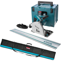 Makita SP6000J1 230v 165mm Plunge Saw with 1.5m Guide Rail Soft Start