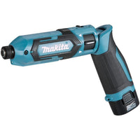 Makita TD022DSE Pen slagschroevendraaier 25Nm 7,2V 1.5Ah in Tas - 0088381833271 - TD022DSE - Mastertools.nl