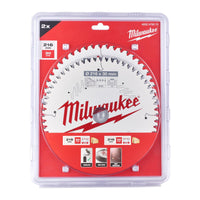 Milwaukee Cirkelzaagblad 216 x 30 mm Twin Pack (2-delig) - 4932479575 - 4058546373696 - 4932479575 - Mastertools.nl