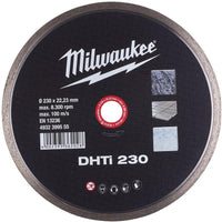 Milwaukee Diamantdoorslijpschijven DHTi DHTi 230 mm - 1 st - 4932399555 - 4002395362028 - 4932399555 - Mastertools.nl
