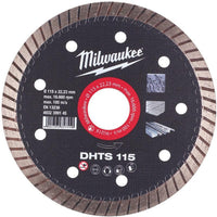 Milwaukee Diamantdoorslijpschijven DHTS DHTs 115 mm - 1 st - 4932399145 - 4002395357550 - 4932399145 - Mastertools.nl