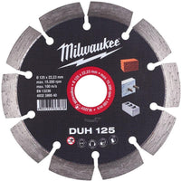 Milwaukee Diamantdoorslijpschijven DUH DUH 125 mm - 1 st - 4932399540 - 4002395361878 - 4932399540 - Mastertools.nl