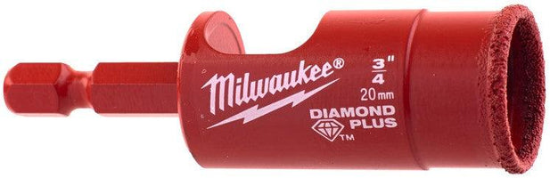 Milwaukee Diamond Plus ™ nat / droog boren 20 mm ¼