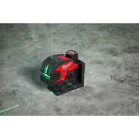 Milwaukee M12 CLL4P-0C Accu Kruislijnlaser met 4 punten 12V Basic Body in Transportkoffer - 4933479202 - 4058546369965 - 4933479202 - Mastertools.nl