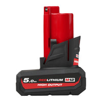 Milwaukee M12 HB5 Accu HIGH OUTPUT™ 12V 5.0Ah - 4932480165 - 4058546404505 - 4932480165 - Mastertools.nl