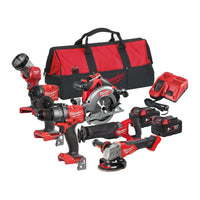 Milwaukee M18 FPP6E3-502B Powerpack 6-delig 18V 5.0Ah in Transporttas - 4933480874 - 4058546411596 - 4933480874 - Mastertools.nl