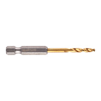 Milwaukee Metaalboor Shockwave HSS-G TiN Red Hex 3,3 x 67 mm VE=2 - 4932471089 - - - Mastertools.nl
