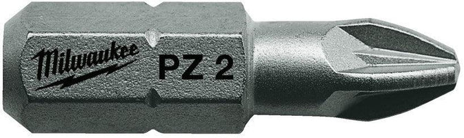 Milwaukee Schroefbits PZ 1 x 25 mm - 25 stuks - 4932399589 - 4002395362394 - 4932399589 - Mastertools.nl