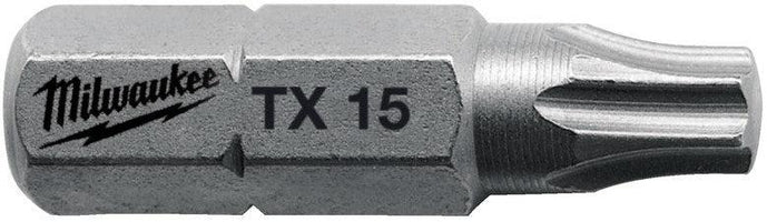 Milwaukee Schroefbits TX 20 x 25 mm - 25 stuks - 4932399596 - 4002395362462 - 4932399596 - Mastertools.nl