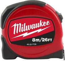 Milwaukee Slimline rolmaat Meetlint S8-26 / 25 - 48227726 - 045242512942 - 48227726 - Mastertools.nl