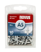 Novus Blindklinknagel A5 X 10mm, Alu SB, 70 st. - 045-0048 - 4009729046852 - 045-0048 - Mastertools.nl