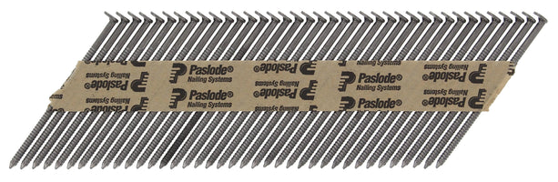 Paslode 34° Papier Gebonden Stripnagels IM90 | Blank | Ring | 2.8x70mm | +2x Gas VE=2500 - 142016 - 5701291420168 - 142016 - Mastertools.nl