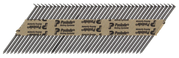 Paslode 34° Papier Gebonden Stripnagels IM90 | Blank | Ring | 2.8x80mm | +2x Gas VE=2500 - 142022 - 5701291420229 - 142022 - Mastertools.nl