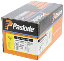 Paslode 34° Papier Gebonden Stripnagels IM90 | RVS A2 | Ring | 2.8x70mm | +1x Gas VE=1250 - 142048 - 5701291420489 - 142048 - Mastertools.nl