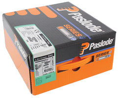 Paslode 34° Papier Gebonden Stripnagels IM90 | Blank | Ring | 2.8x75mm | +2x Gas VE=2500 - 142018 - 5701291420182 - 142018 - Mastertools.nl