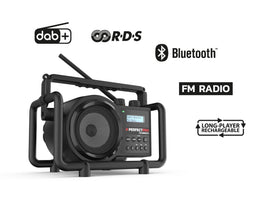 Perfectpro DBX3 DABBOX Bouwradio DAB+ FM Bluetooth Oplaadbaar - 8719689465186 - DBX3 - Mastertools.nl