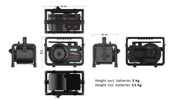 Perfectpro DBX3 DABBOX Bouwradio DAB+ FM Bluetooth Oplaadbaar - 8719689465186 - DBX3 - Mastertools.nl