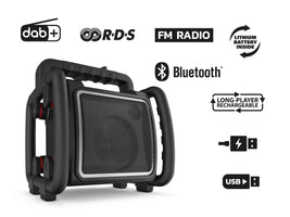 Perfectpro TBX2 TEAMBOX BT Radio DAB+ USB Oplaadbaar - 8719689465322 - TBX2 - Mastertools.nl