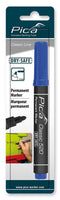 Pica 520/41 Permanent Marker rond blauw blister - PI52041SB - 4260056156601 - PI52041SB - Mastertools.nl