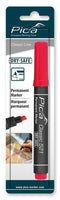 Pica 521/40 Permanent Marker beitel rood blister - PI52140SB - 4260056156663 - PI52140SB - Mastertools.nl
