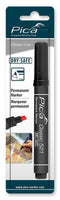 Pica 521/46 Permanent Marker beitel zwart blister - PI52146SB - 4260056156632 - PI52146SB - Mastertools.nl