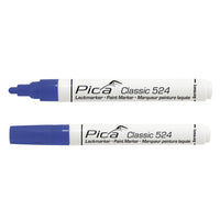 Pica 524/41 Lakmarker rond blauw VE=10 - PI52441 - - - Mastertools.nl