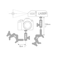 PIHER Camera/Laser Klem voor Telescopische Steun - 34061 - 8422473340612 - 34061 - Mastertools.nl