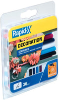 Rapid 7 x 90 mm lijmsticks Gekleurde - 5001363 - 4051661031755 - 5001363 - Mastertools.nl