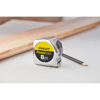 Stanley 0-33-198 Rolbandmaat Powerlock 8m - 25mm - 3253560331986 - 0-33-198 - Mastertools.nl